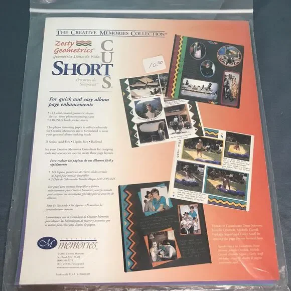 Creative Memories Rick Rack, Sassy, Zesty Geometric Shortcuts Lot - Picture 3 of 4